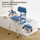 thumbnail image 3 of Silla corrediza para ducha, bañera y banco de transferencia Loyoda, 160 kg, 3 of 9