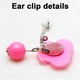 thumbnail image 3 of 7 pares de pendientes de clip para niñas, joyas de princesa de imitación, pendientes de juego y 7 pares de almohadillas para pendientes en caja rosa., 3 of 6