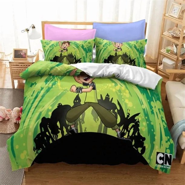 Ben Alien Force Teenage Hacker Bedding Sets exquisite bed supplies set duvet cover bed comforter set luxury birthday giftBed Sheets