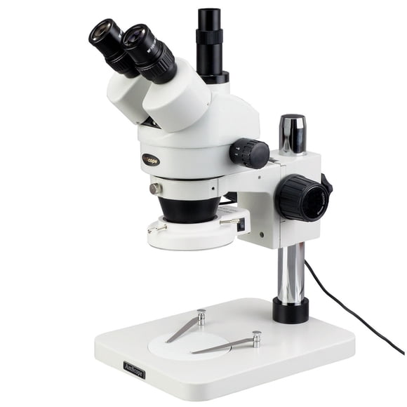Microscopio AmScope 7X-90X con anillo LED de 144 bombillas 110V-240V