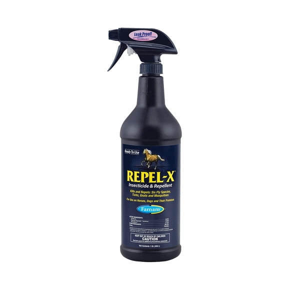Insecticida y repelente para caballos Fly Spray Farnam Repel-X, 1 litro