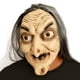 thumbnail image 1 of Máscara de bruja de Halloween de látex con cara de anciano aterrador con peluca, 1 of 3