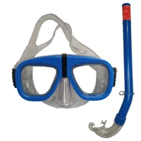 Aropec - Set Mascara De Buceo Y Snorkel Kids Azul