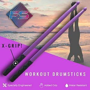 Fitstix Con Power Grips Baquetas Para Fitness Y Aeróbic, Clases De Entrenamiento, Baquetas Fitstix Fitstix