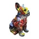 thumbnail image 2 of Estatua De Perro, Escultura De Animales, Figuras De Cachorros Para El Hogar, Soporte Artístico, Grafiti, 2 of 3