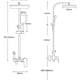 thumbnail image 3 of Ducha Columna Visor Digital 4 Funciones Inox Y Bidet, 3 of 9