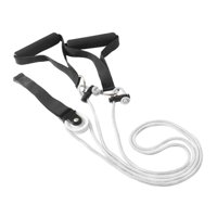 Magideal - Rodillo De Hombro Sobre La Puerta Ejercitador De Brazo Conjunto De Anclaje De Puerta Equipo De Ejercicios Sistema De Rodillo De Hombro Para Entrenamie Blanco