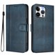 thumbnail image 1 of Funda Cartera para iphone 15 Promax Protección 360° con Ranuras para Tarjetas y Soporte Azul, 1 of 6