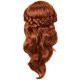 thumbnail image 2 of Peluca Disney Frozen 2 Anna con cabello rojo largo y suelto de 18 cm, 2 of 17