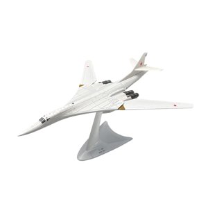 Magideal - Modelo De Avión De Tu160 En Escala 1:200, Colección De Modelos De Aviones De Metal Con Soporte De Exhibición, Avión De Simulación De Juguete P