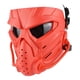 thumbnail image 4 of Máscara Táctica Guardia Casco Protección Ocular De Cara Completa Para Caza Rojo Gris, 4 of 5