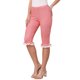 thumbnail image 4 of Pantalones de Cuadros para Mujer de Cintura Baja 3/4 Largo a la Rodilla Capri Leggings XL Rojo, 4 of 6