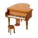 thumbnail image 3 of Accesorios De Casa De Mu?ecas En Miniatura Caja De Música De Piano Para El Color De La Madera De Cumplea?os De San Valentín, 3 of 5
