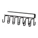 thumbnail image 4 of Tazas Ganchos Debajo Del Gabinete Estante De Tazas De Café Colgante Para Corbatas De Bufanda Negros, 4 of 5