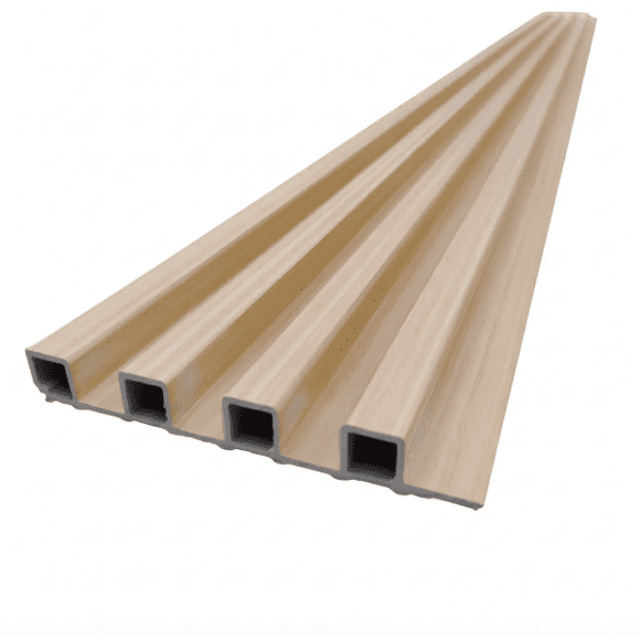 Wall Panel WPC Decorativo Haya Beige, 240x16, 22mm, Caja 10 Unids.