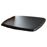 Magideal - Funda Protectora Para Asiento De Silla De Color Sólido, Funda Protectora Para Silla, Extraíble, De Material Cuero Pu, Antipolvo Para Hotel, Hogar, , Negro