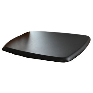 Magideal - Funda Protectora Para Asiento De Silla De Color Sólido, Funda Protectora Para Silla, Extraíble, De Material Cuero Pu, Antipolvo Para Hotel, Hogar, , Negro