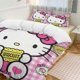 thumbnail image 3 of Hello Kitty and dessert Comforter Twin SizeComforter Set for Kids Girls3Pcs Bedding Set Printed Comforter with 2 PillowcasesDown AlternativeSoft and Lightweight Bed Sheets, 3 of 5