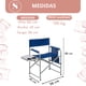thumbnail image 3 of Silla Plegable con Mesa Integrada Azul, 3 of 6