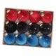 thumbnail image 1 of 12 Colgantes De Terciopelo Para árbol De Navidad, Para Decorar La Puerta De La Pared, En Rojo, Negro Y Azul., 1 of 5