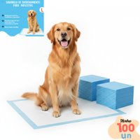 Telotenemos - 100 Pañales Sabanillas Entrenamiento Absorbentes Mascota Perros Y Gatos 60X90Cm