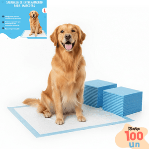 Telotenemos - 100 Pañales Sabanillas Entrenamiento Absorbentes Mascota Perros Y Gatos 60X90Cm