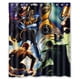 thumbnail image 1 of Cortina de ducha Cyborg Superman con ganchos (60 x 72 pulgadas), 1 of 3