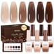 thumbnail image 1 of Set de gel de uñas Beetles 6 colores otoño nude 9 ml, 1 of 9
