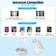 thumbnail image 3 of [Cargador] Cargador de pared rápido USB-C de 20 W de DreemTeam con cable de 3 x 3 m, 3 of 4