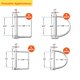 thumbnail image 3 of Pasadores de enganche Wellmax 1/4" 5/16" 3/8" - Pack de 20 recubiertos de zinc, 3 of 8