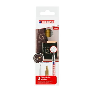 Marcadores Pintura Permanente Edding Set 3 Punta 0.8Mm