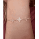 thumbnail image 2 of Pulsera nudo brujas plata fina protección, 2 of 3