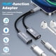 thumbnail image 2 of Adaptador USB-C Criello 3.5mm de Audio y Cargador PD 60W, 2 of 7