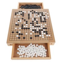 Set Go Game We Games Traditional Con Almacenamiento 30 Cm Chapa De Madera