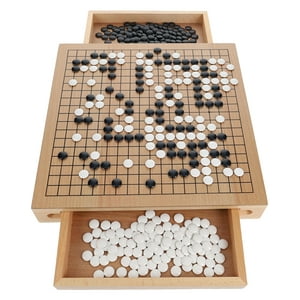 Set Go Game We Games Traditional Con Almacenamiento 30 Cm Chapa De Madera