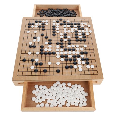 Set Go Game We Games Traditional Con Almacenamiento 30 Cm Chapa De Madera