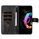 thumbnail image 2 of Funda con Cremallera para Motorola Edge 20 Lite, Carcasa Cartera de Cuero PU con Soporte y Tarjetero, 2 of 6