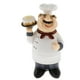 thumbnail image 1 of Chef Italiano En Forma De Adornos De Cocina Resina Cocinero Estatua Tamaño-1, 1 of 3