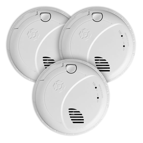 Detector de humo y monóxido de carbono First Alert SMCO100V-AC, paquete de 3