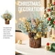 thumbnail image 2 of Hatisan de mesa para árbol de Navidad con adornos redondos rojos, 2 unidades, 2 of 3