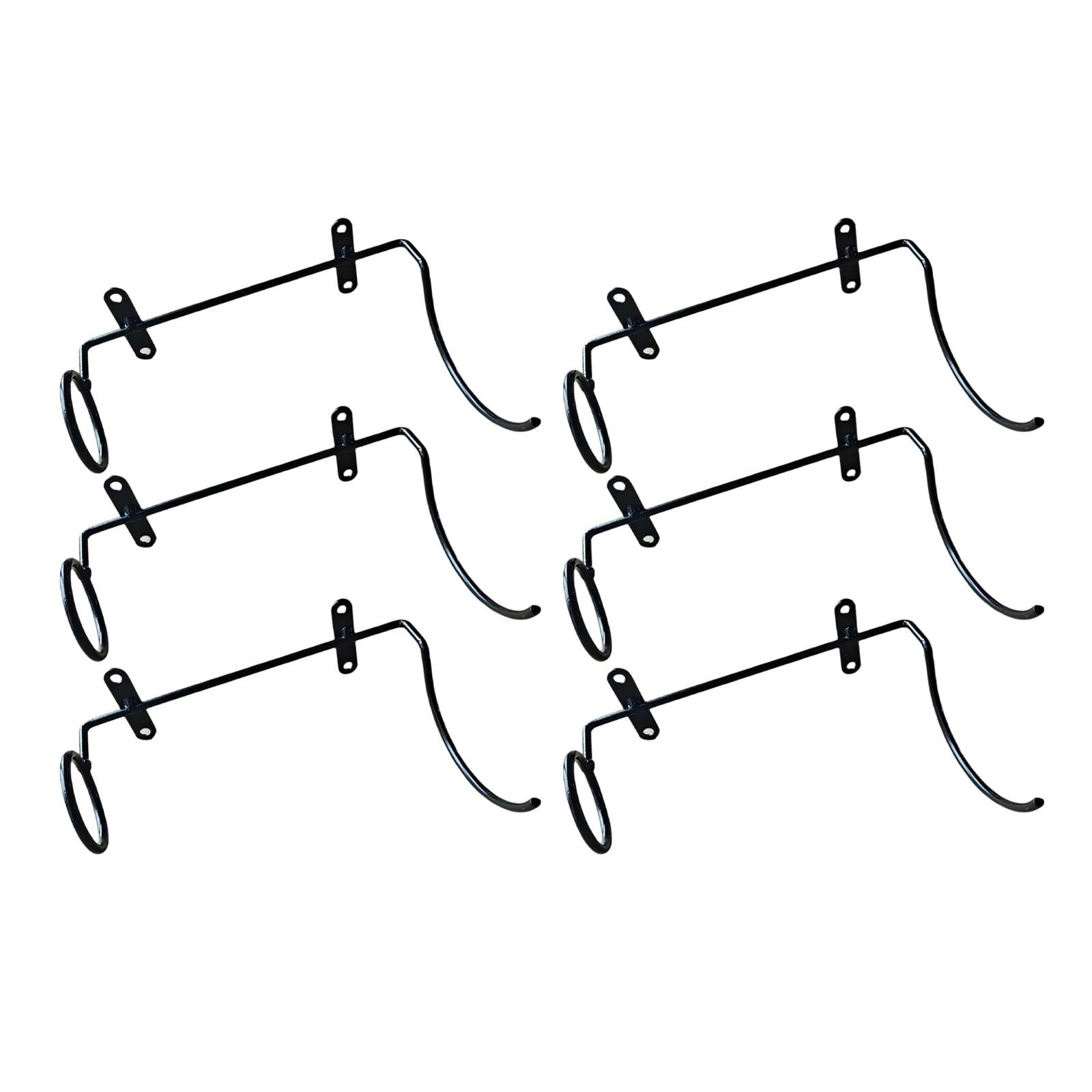 Magideal - Estante De Vino Montado En La Pared De 6 Uds, Vino Colgante Multifunción, Estante De Exhibición De Botellas De Vino, Soporte De Almacenamiento De Vino Derecha