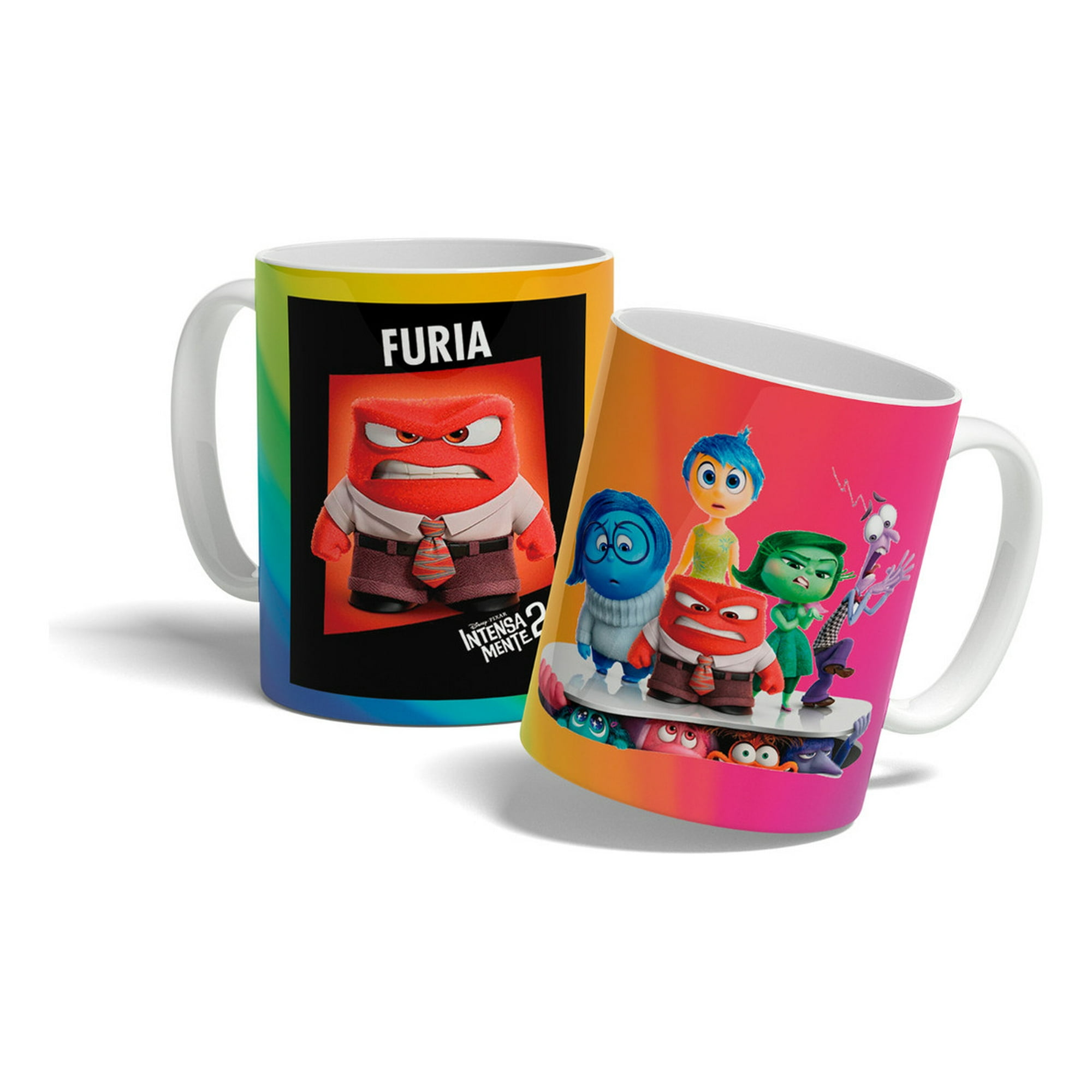 Arumistorechile - Tazon Taza Colección Intensamente 2 Colorida Furia