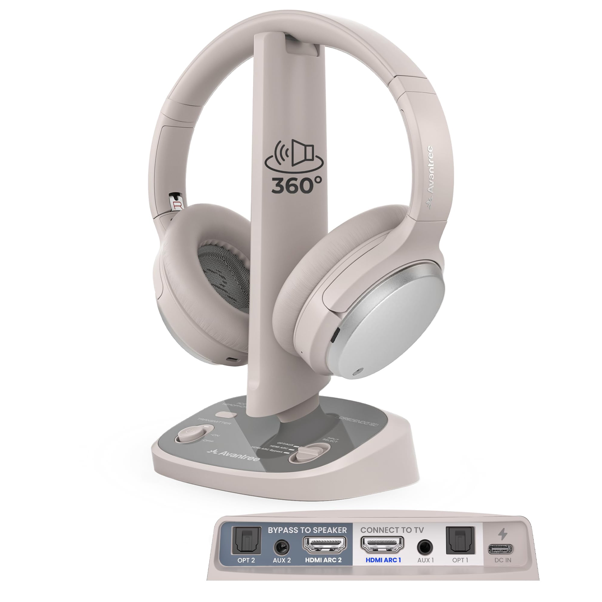 Auriculares Inalámbricos Para Tv Avantree Crescendo 3d Hdmi Arc
