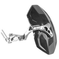 Magideal - Guardabarros Trasero Portátil Para Motocicleta, Piezas De Repuesto Cnc, Guardabarros Fácil De Instalar, Guardabarros Modificado Para Motocicleta M3 Plata