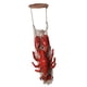 thumbnail image 2 of Cangrejo Artificial de Resina Cangrejo Escultura Colgante Cartel Colgante Langosta Grande, 2 of 3