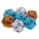 thumbnail image 3 of Dados De Letras Poliédricas De 20 Caras De Plástico De 7 Piezas, 3 of 5