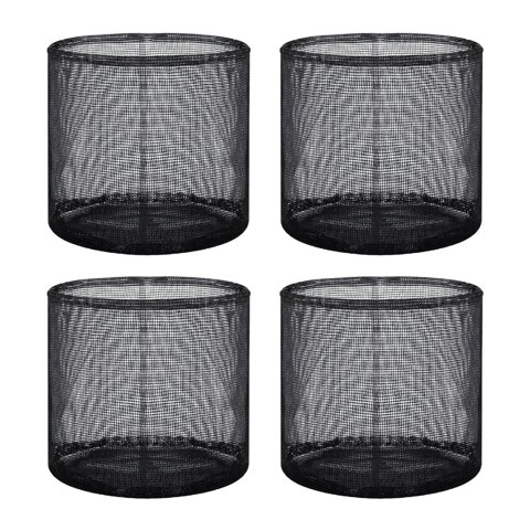 Ioensy - 4 Macetas, Bolsas Para Plantas, Cestas Para Flores, Estanques Acuáticos, Bolsas Redondas De 18 X 18 Cm