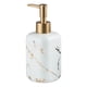 thumbnail image 4 of Dispensador De Jabón Con Textura De Mármol, Bomba De Botella De Loción Para Hotel, Cocina, Baño, Blanco, 4 of 5