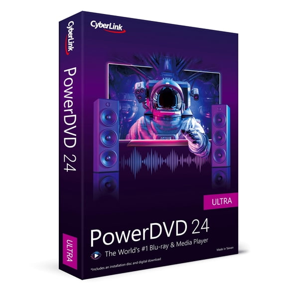 Software Reproductor multimedia CyberLink PowerDVD 24 Ultra Blu-ray DVD