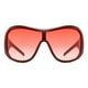 thumbnail image 1 of Gafas de sol BOTEN rojas de gran tamaño para mujer y hombre, 1 of 3